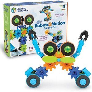 Kids STEM Educational Toy Motion Building Set - 116 Pieces, Ages 5+,‎ Robot Toy